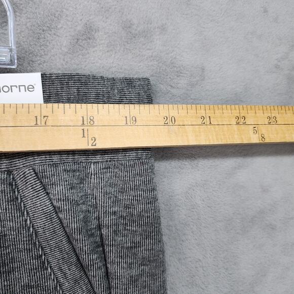 NWT Liz Claiborne Jogger Straight Leg XLARGE Mid Rise Pant Gray Heather Yoga NEW - Picture 10 of 12